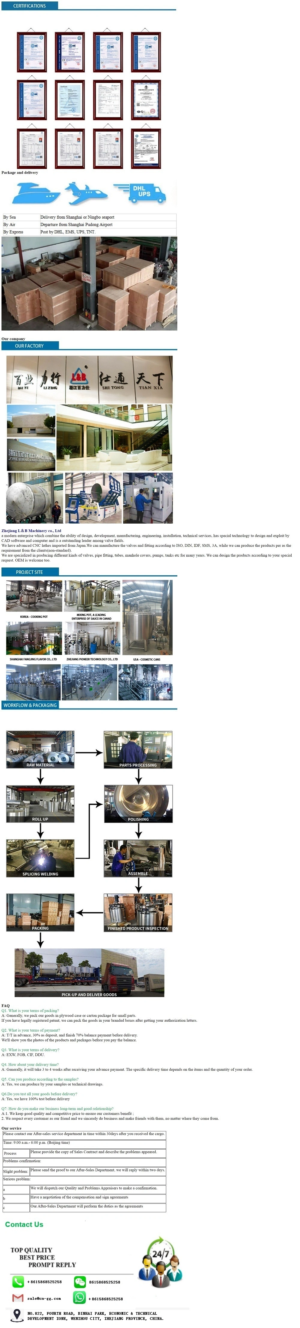 Stainless Steel Sanitary Inline Shear Circulation Emulsifying Pump