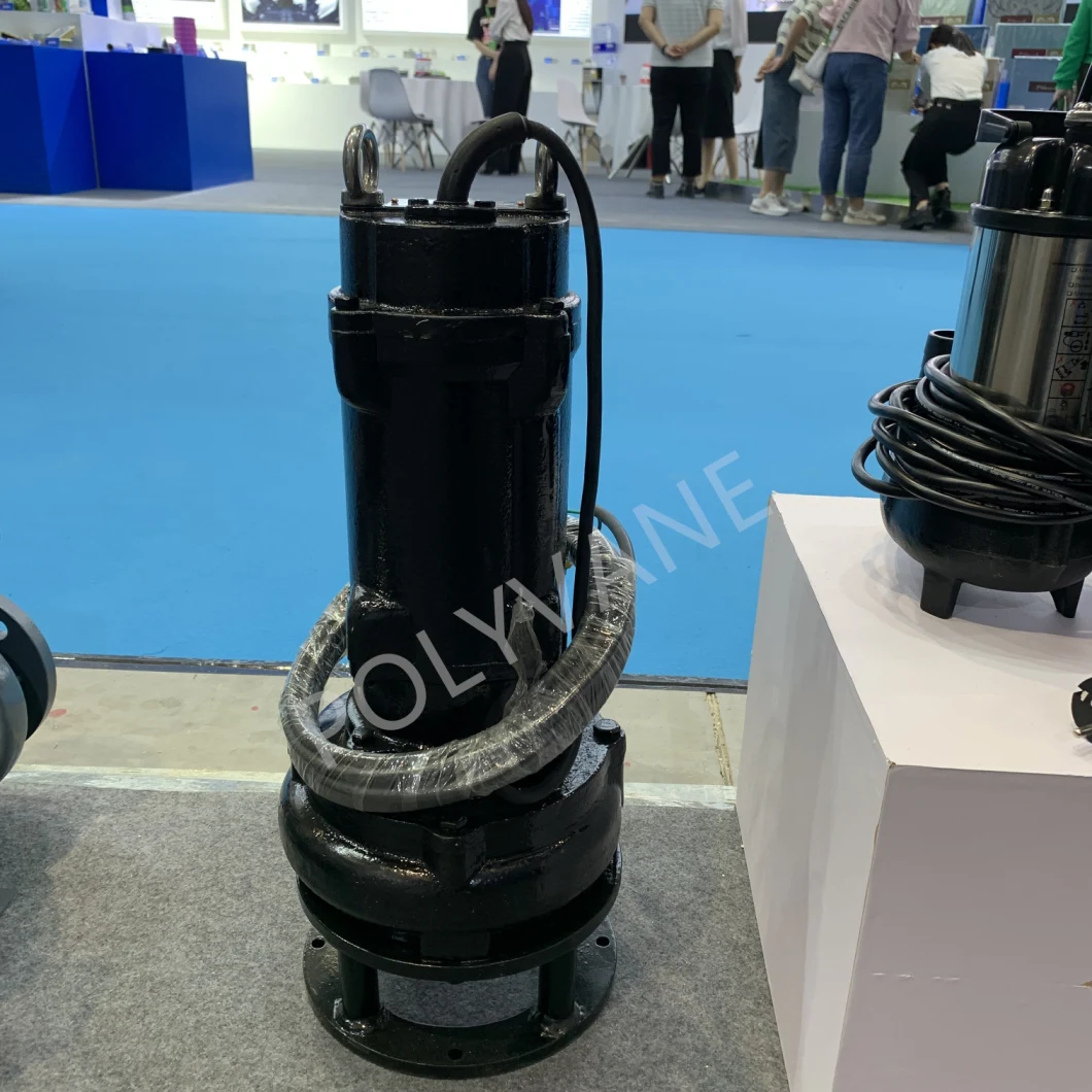 2.2kw Dirty Water Drain Non-Clog for Wastewater Treatment Pump Submersible Sewage Pump
