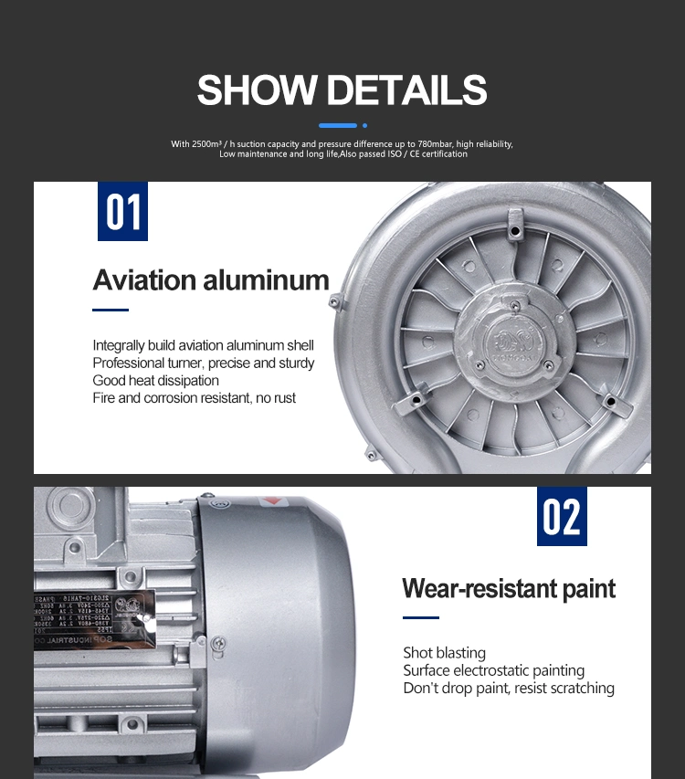 Air Exhaust Centrifugal High Pressure Vortex Pump